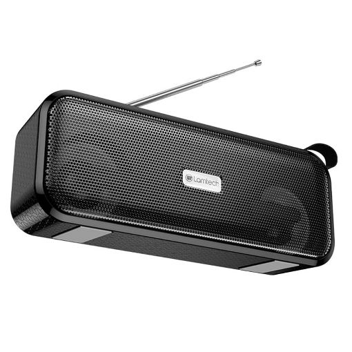 Εικόνα της Ηχείο Lamtech Bluetooth με Ραδιόφωνο 10W Black LAM980787