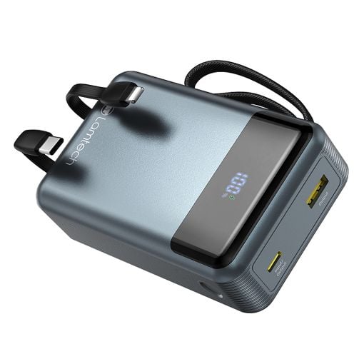 Εικόνα της Power Bank Lamtech 20000mAh Built-In USB-C & Lightning PD/QC3 45W Grey LAM980831