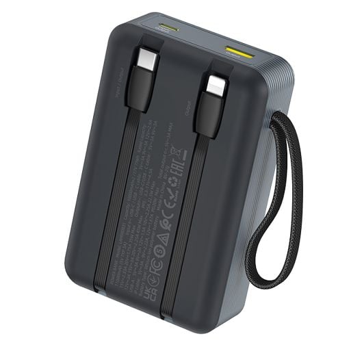 Εικόνα της Power Bank Lamtech 20000mAh Built-In USB-C & Lightning PD/QC3 45W Grey LAM980831