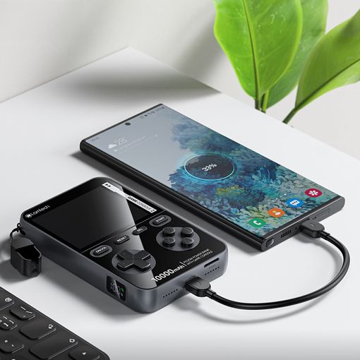Εικόνα της Lamtech Game Console με 15000 Παιχνίδια & Power Bank 10000mAh Black LAM980855