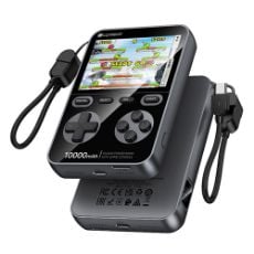 Εικόνα της Lamtech Game Console με 15000 Παιχνίδια & Power Bank 10000mAh Black LAM980855