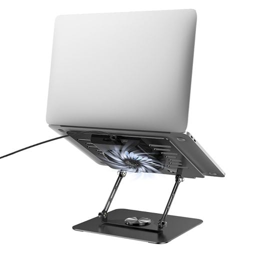 Εικόνα της Cooling Pad Lamtech έως 17.3" με Ανεμιστήρα και Φωτισμό Black LAM980916