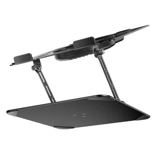 Εικόνα της Cooling Pad Lamtech έως 17.3" με Ανεμιστήρα και Φωτισμό Black LAM980916