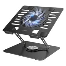 Εικόνα της Cooling Pad Lamtech έως 17.3" με Ανεμιστήρα και Φωτισμό Black LAM980916