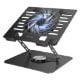 Εικόνα της Cooling Pad Lamtech έως 17.3" με Ανεμιστήρα και Φωτισμό Black LAM980916