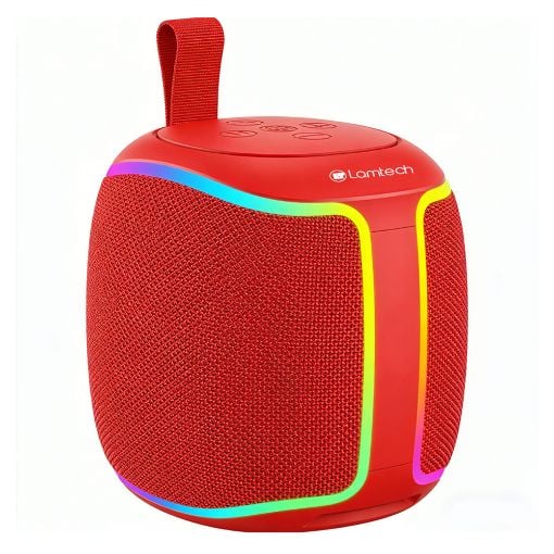Εικόνα της Ηχείο Lamtech RGB Bluetooth με Ραδιόφωνο 5W Red LAM981005