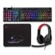 Εικόνα της Gaming Combo LGP 4in1 Mercury RGB Black LGP021806