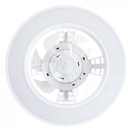 Εικόνα της Ανεμιστήρας Οροφής Brilliant Mondello 41.5 cm με LED Φωτισμό RGBW 2700-6500K & Τηλεχειριστήριο 26W White G80915/05