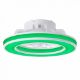Εικόνα της Ανεμιστήρας Οροφής Brilliant Mondello 41.5 cm με LED Φωτισμό RGBW 2700-6500K & Τηλεχειριστήριο 26W White G80915/05