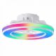 Εικόνα της Ανεμιστήρας Οροφής Brilliant Mondello 41.5 cm με LED Φωτισμό RGBW 2700-6500K & Τηλεχειριστήριο 26W White G80915/05