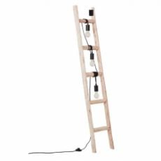 Εικόνα της Φωτιστικό Δαπέδου Brilliant Ladder 3-Flame με Φωτισμό E27 157cm Beige/Black 93152/76