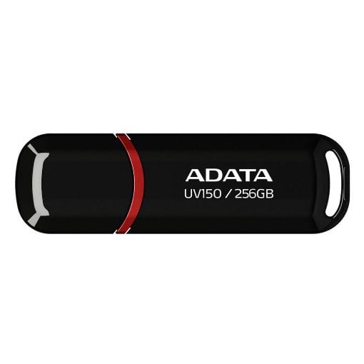 Εικόνα της Adata UV150 USB 3.2 Type-A Flash Drive 256GB Black AUV150-256G-RBK