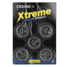 Εικόνα της Μπαταρίες Λιθίου WS Xtreme Power CR2450 3V 5τμχ