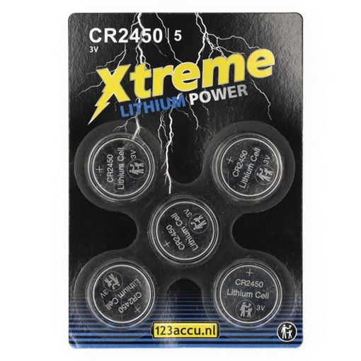 Εικόνα της Μπαταρίες Λιθίου WS Xtreme Power CR2450 3V 5τμχ