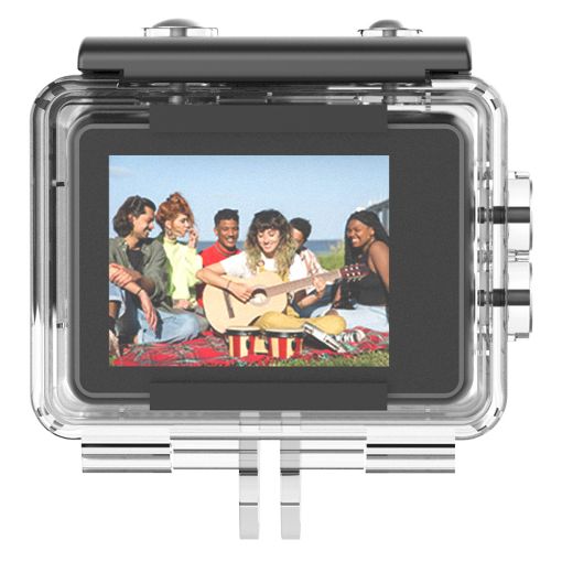 Εικόνα της Action Camera Lamtech EIS Dual Screen 8K Wi-Fi Black LAM981067