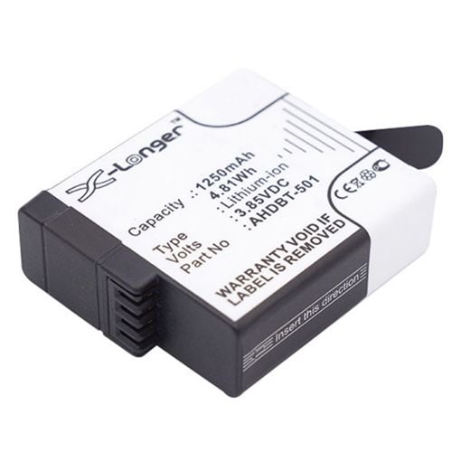 Εικόνα της Μπαταρία WS Xtreme Power για GoPro Hero 5 / AHDBT-501 / AABAT-001 3.85V 1250mAh
