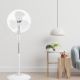 Εικόνα της Ανεμιστήρας LGP Round Base Stand Fan 45W 40cm White LAM113560
