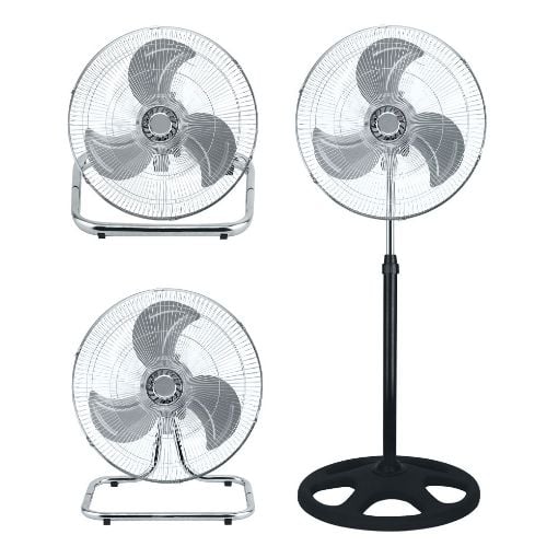 Εικόνα της Ανεμιστήρας LGP 3-in-1 Round Base Fan 45W 45cm Black LAM113553