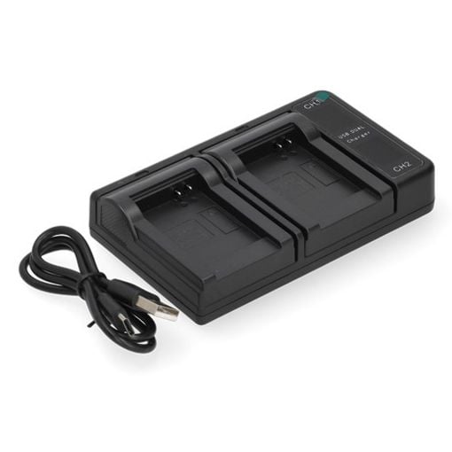 Εικόνα της Φορτιστής WS Xtreme Power για Samsung SLB-10A / SLB-11A 2 Θέσεων με USB-C 4.2V 0.7A