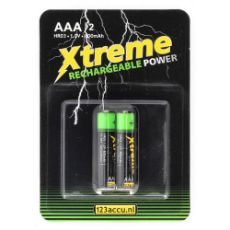 Εικόνα της Επαναφορτιζόμενες Μπαταρίες WS Xtreme Power AAA/HR03 Ni-MH 800mAh 1.2V 2τμχ
