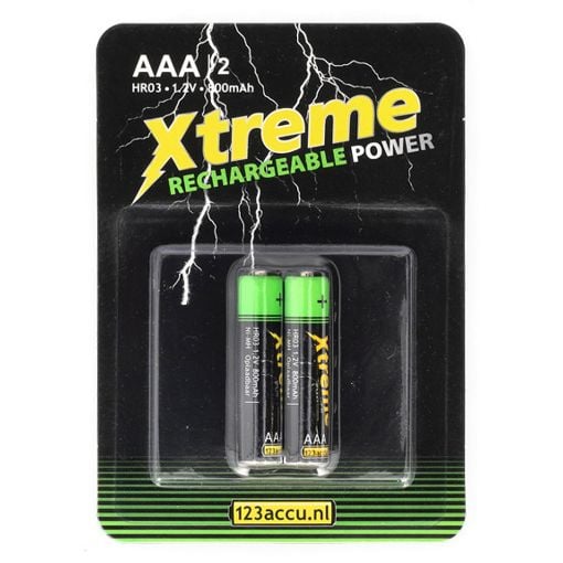 Εικόνα της Επαναφορτιζόμενες Μπαταρίες WS Xtreme Power AAA/HR03 Ni-MH 800mAh 1.2V 2τμχ