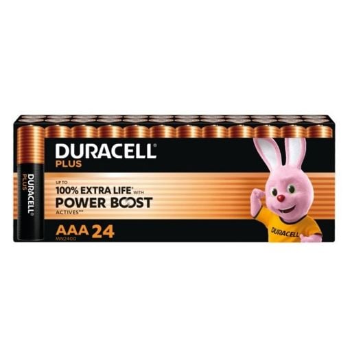 Εικόνα της Αλκαλικές Μπαταρίες AAA Duracell Plus Power Boost 100% Extra Life 1.5V 24τμχ