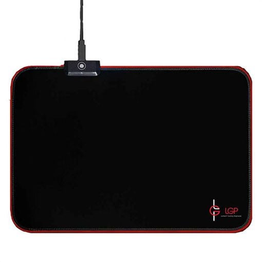 Εικόνα της Mouse Pad LGP Υφασμάτινο Gaming RGB 250x350mm Black LGP022049