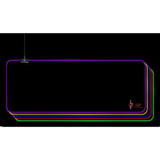 Εικόνα της Mouse Pad LGP Υφασμάτινο Gaming RGB 300x800mm Black LGP022056
