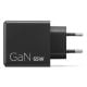Εικόνα της Τροφοδοτικό Laptop Lenovo Dual USB-C 65W GaN Black 40AW065BEU