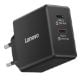 Εικόνα της Τροφοδοτικό Laptop Lenovo Dual USB-C 65W GaN Black 40AW065BEU