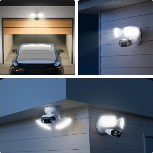 Εικόνα της Wireless Outdoor IP Camera Reolink Floodlight Series F751W Dual Lens 4K Wi-Fi