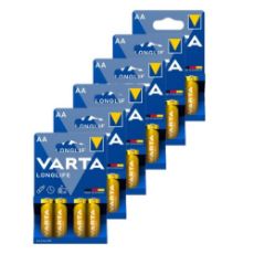 Εικόνα της Αλκαλικές Μπαταρίες AA Varta Longlife 1.5V 24τμχ