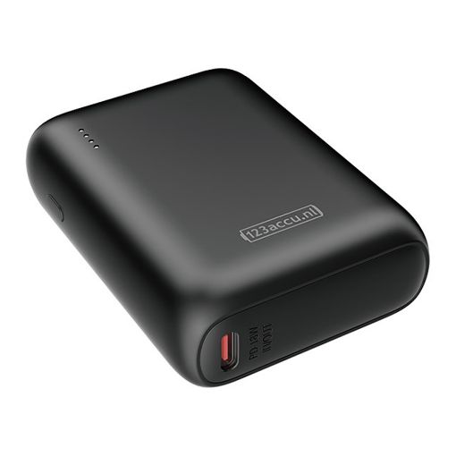Εικόνα της Power Bank 123accu 10000mAh USB-C & USB-A PD/QC3 20W Black