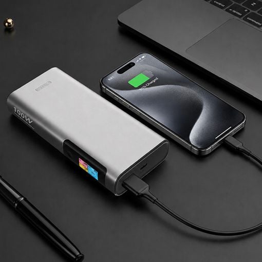 Εικόνα της Power Bank 123accu 20000mAh USB-C & USB-A PD/QC3 100W Silver