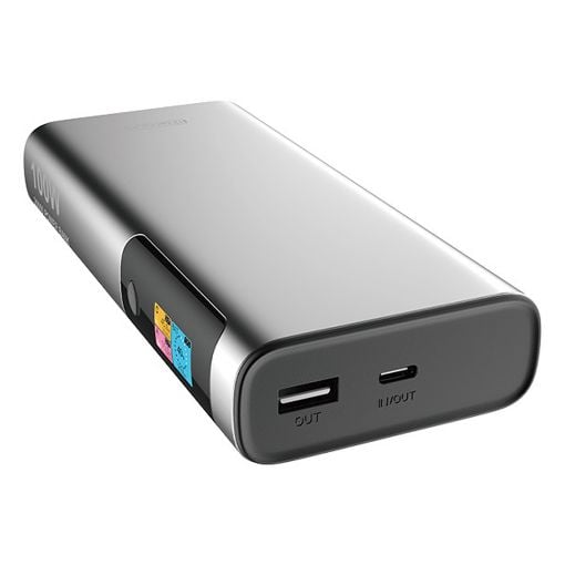 Εικόνα της Power Bank 123accu 20000mAh USB-C & USB-A PD/QC3 100W Silver