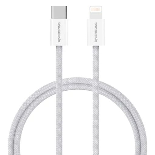 Εικόνα της Καλώδιο Riversong Lotus 10 USB-C to Lightning 27W 1m Light Gray CL53