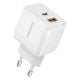 Εικόνα της Φορτιστής Riversong PowerKub G20 Pro USB-A & USB-C GaN 20W White AD117W