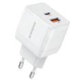 Εικόνα της Φορτιστής Riversong PowerKub G30 Pro USB-A & USB-C GaN 30W White AD118W
