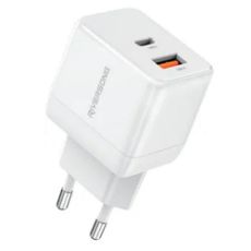 Εικόνα της Φορτιστής Riversong PowerKub G30 Pro USB-A & USB-C GaN 30W White AD118W