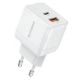 Εικόνα της Φορτιστής Riversong PowerKub G30 Pro USB-A & USB-C GaN 30W White AD118W