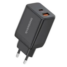 Εικόνα της Φορτιστής Riversong PowerKub G45 Pro USB-A & USB-C GaN 45W Black AD120