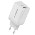 Εικόνα της Φορτιστής Riversong PowerKub G45 Pro USB-A & USB Type-C GaN 45W White AD120W