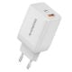 Εικόνα της Φορτιστής Riversong PowerKub G45 Pro USB-A & USB Type-C GaN 45W White AD120W