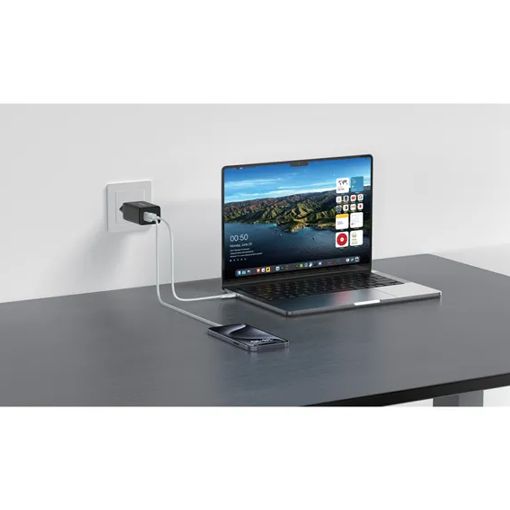 Εικόνα της Φορτιστής Riversong PowerKub G65 Pro USB-A & USB Type-C 65W Black AD121