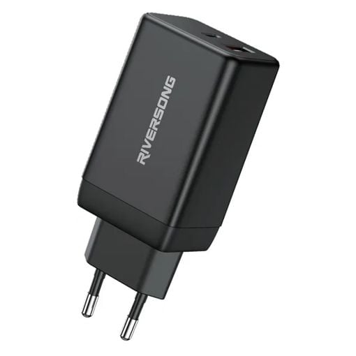 Εικόνα της Φορτιστής Riversong PowerKub G65 Pro USB-A & USB Type-C 65W Black AD121