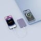 Εικόνα της Power Bank Riversong MagNano 05 Wireless & USB-C 5000mAh 20W Dark Purple PB128DP