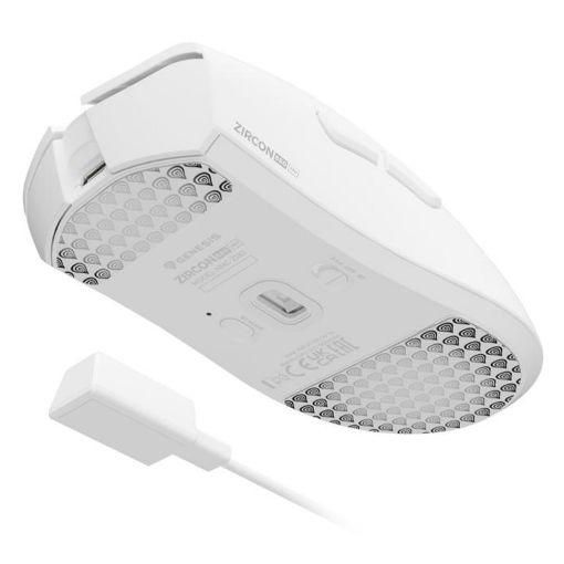 Εικόνα της Ποντίκι Genesis Zircon 880 Pro Wireless White NMG-2382