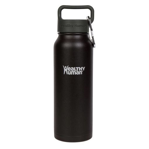 Εικόνα της Μπουκάλι Θερμός Healthy Human 621ml Pure Black
