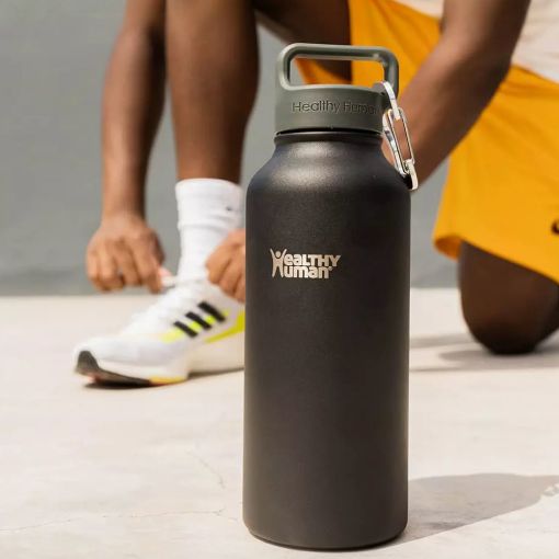 Εικόνα της Μπουκάλι Θερμός Healthy Human Stein 950ml Pure Black