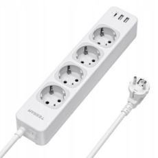 Εικόνα της Πολύπριζο Tessan 7-in-1 4 Θέσεων με 2xUSB-A & 1xUSB-C TS-307-C